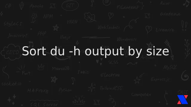 Sort du -h output by size